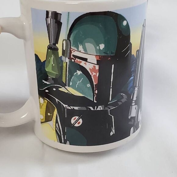 Star Wars Coffee Mug Set of 2 – Chewbacca, Han Solo, Lando, Greedo – Vintage Gal - Picture 2 of 9